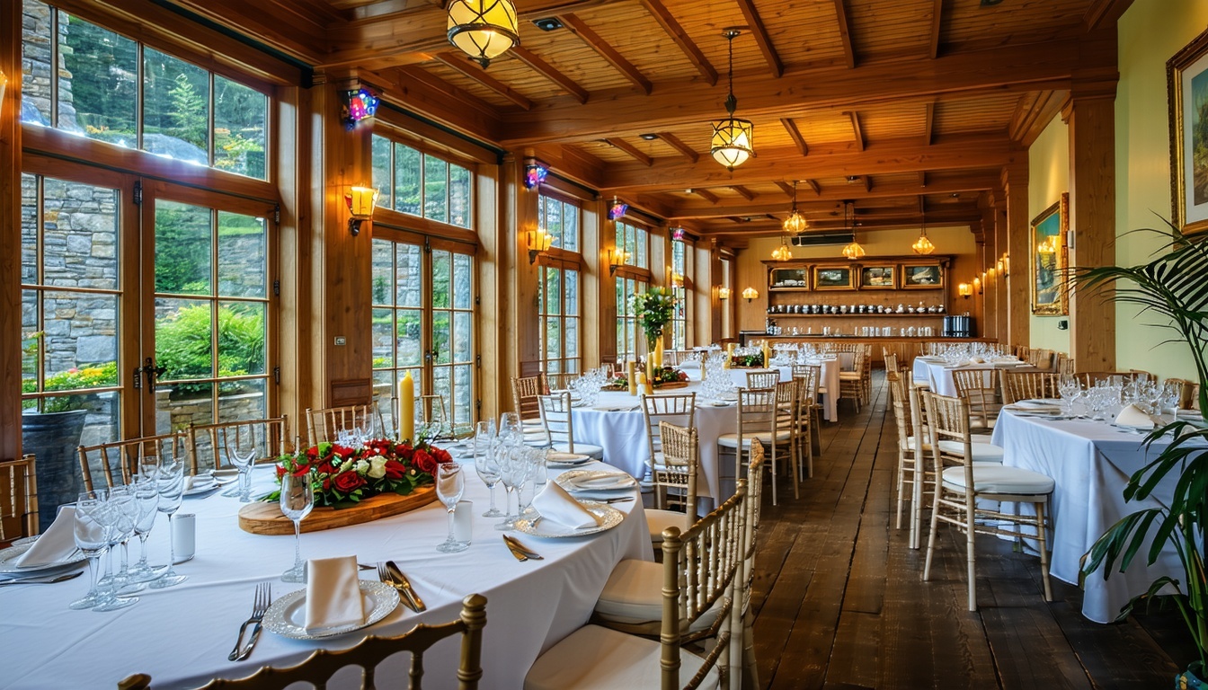 Dining and banquet facilities at The Fern Hotel