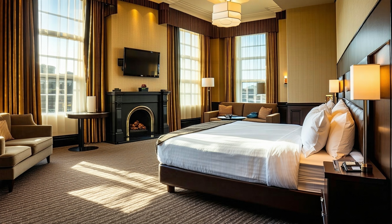 Luxurious rooms and suites at The Fern Hotel